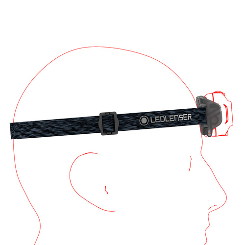 Ledlenser - HF4R Core Kopftaschenlampe - 500 lm - 1000 mAh - Schwarz - 502790