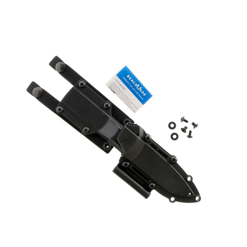 Benchmade - Überlebensmesser 163BK Bushcrafter - CPM-CruWear - Schwarz - 163BK