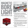Real Avid - Magnetic Bore Light Laufreinigung Licht - 100 Lumen - Schwarz/Rot - AVBR101-B
