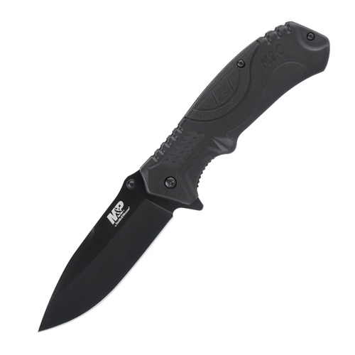 Smith&Wesson - M&P® M2.0™ 3,5" Drop Point Klinge Schwarzer Griff Klappmesser - 1085912