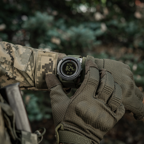 M-Tac - Taktische Uhr mit Kompass 2095 - Grün - 50009001