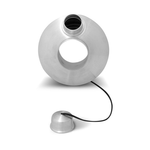 Survival Kettle - Silberner Halb-Touristen-Wasserkocher - 0,6 l