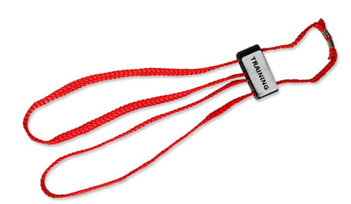 ESP - Textile Einweghandschellen - Training - Rot - HT-01-T