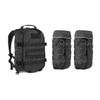 WISPORT - Sparrow 16 Rucksack mit zwei Seitentaschen - 16 + 10 l - Schwarz