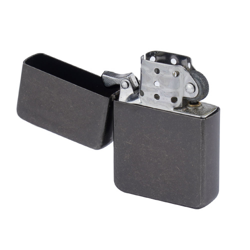 Tasman - Benzinfeuerzeug - Antique Silver - Q310009