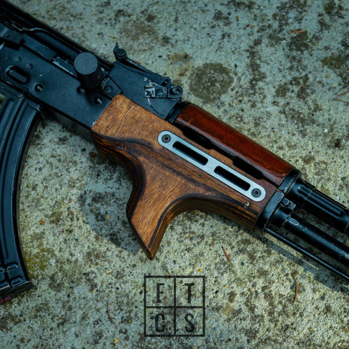 FTCS - Custom AK Mod 7 Handschutz - M-LOK - Short Forward Curved - No.2
