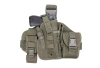 GFC Tactical - Modulares Oberschenkelpaneel mit Holster - MOLLE - Nylon - Olive - GFT-29-000568