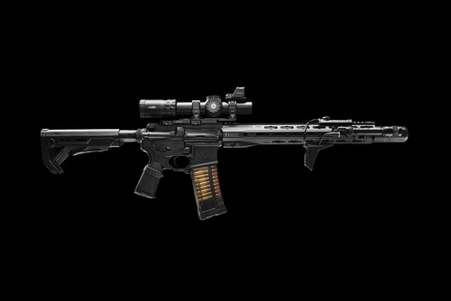 Strike Industries - ASM Ringkappe Multi-Optic Mount System - Picatinny - Schwarz - SI-STRIKE-ASM-OM