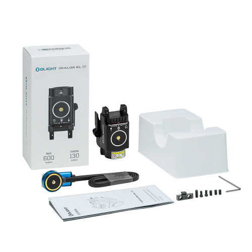 Olight - Waffenlicht mit Laservisier BALDR RL MINI - 600 lumens - Black