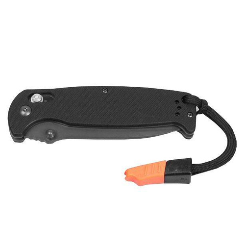 Ganzo - G7413 EDC-Klappmesser mit Pfeife - G-Lock - Schwarz - G7413-BK-WS