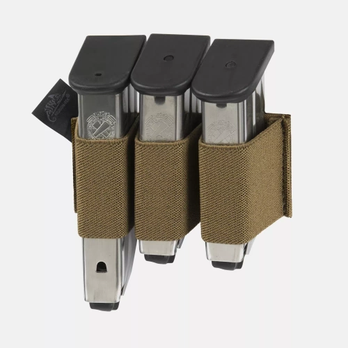 Helikon - Organizer für drei Pistolenmagazine Dreifacher Elastikeinsatz - Shadow Grey - IN-TEL-PO-35