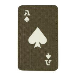M-Tac - Militär-Patch Ace of Spades - Cordura 500D - Ranger Green / Fluoreszierend - 51109239