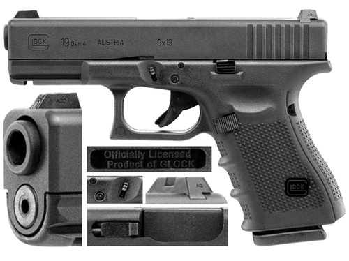 Umarex - Glock 19 Gen4 Pistole Replik - GBB - 2.6456