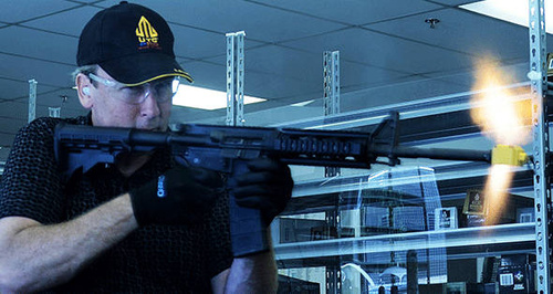 UTG - Manöverpatronengerät Gen III für AR15 - Gelb - MNT-16AD2-C