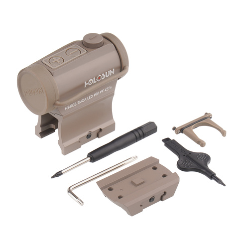 Holosun - Rotpunkt-Kollimator HS403B - 2 MOA - FDE - HS403B-FDE