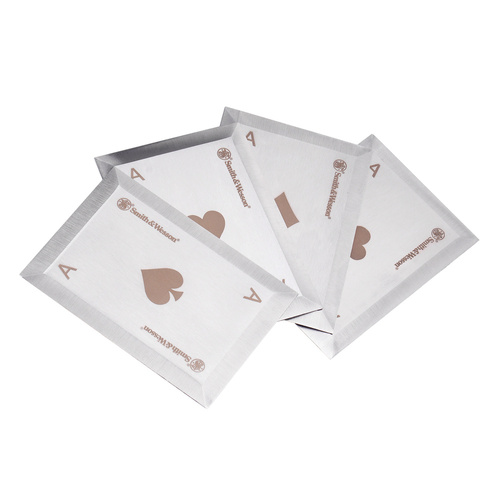 Smith&Wesson - Bullseye-Wurfkarten - Stahl - 4 Stück - 1136222