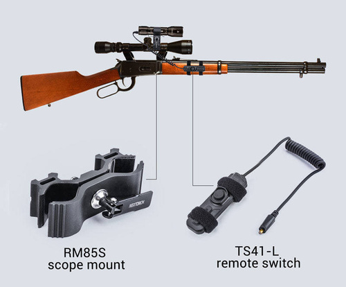 NEXTorch - LED-Taschenlampe Hunting set TA41 - 2600 lm - TA41 HUNTING SET