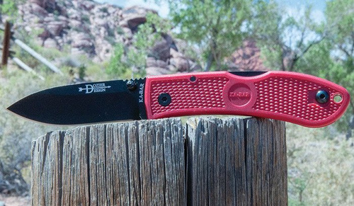 Ka-Bar 4062RD - Dozier Folding Hunter Messer - Rot