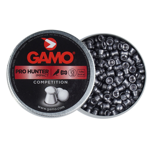 Gamo - Diabolo Kugeln AccuTek Pro Hunter Impact - Kaliber 5,5 mm - 250 Stück - 6321925