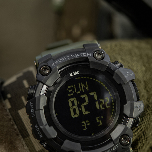 M-Tac - Taktische Uhr 2037 - LED - 5 ATM - Grün - 50007001