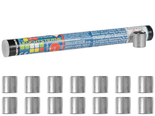 Zink-Feuerwerk - Pistolenfackeln Leuchtsterne - 10 Stück - 4 Farben - Z505