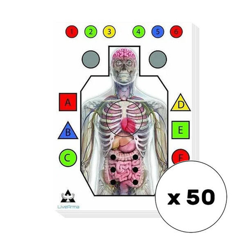 Range Solutions - Schießscheiben Live Arma - 50 Stück - RAN-14-031535-00