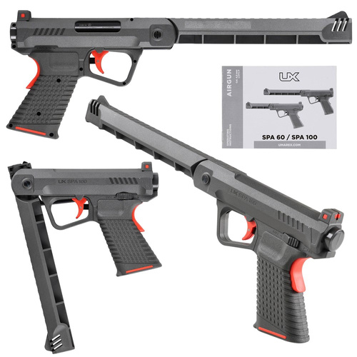Umarex - Luftpistole SPA 100 - 4,5 mm Diabolo - Grau - 2.4391