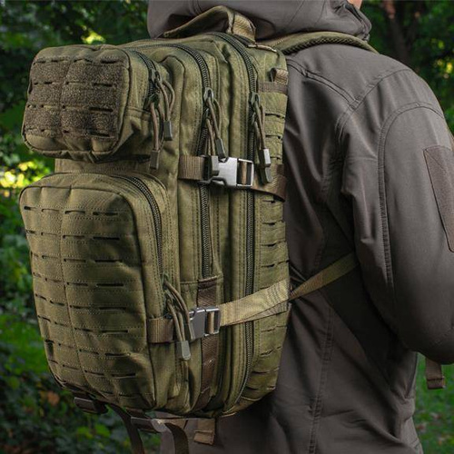 M-Tac - Taktischer Rucksack Large Assault Pack Laser Cut - Grün - 10335001