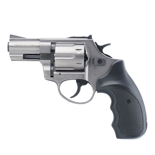 Ekol - BAS Voltran EKOL Viper 2,5'' Alarmrevolver - 6 mm long / .22 Long Blanc - Fume