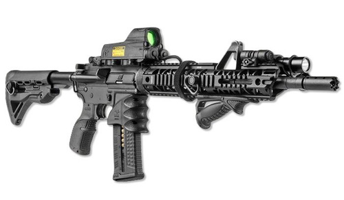 FAB Defense - PTK VTS Combo Ergonomic Pointing Grip - Schwarz