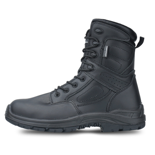 Bennon - Commodore O2 Militärstiefel - Leder - Regi-Tex - Schwarz - Z30366v01
