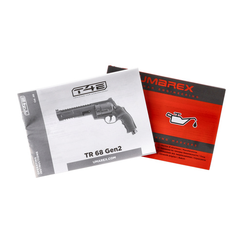 Umarex - Rubber Bullet Revolver RAM T4E TR 68 Gen 2 - Kaliber .68 - CO₂ - Schwarz - 2.4018