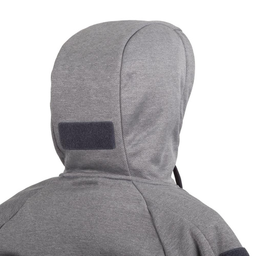 Helikon - Urban Tactical Hoodie® - Fullzip - Poliester - Schwarz / Grau melange - BL-UHF-PO-M1