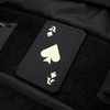 M-Tac - Militär-Patch Ace of Spades - Cordura 500D - Schwarz / Fluoreszierend - 51109299