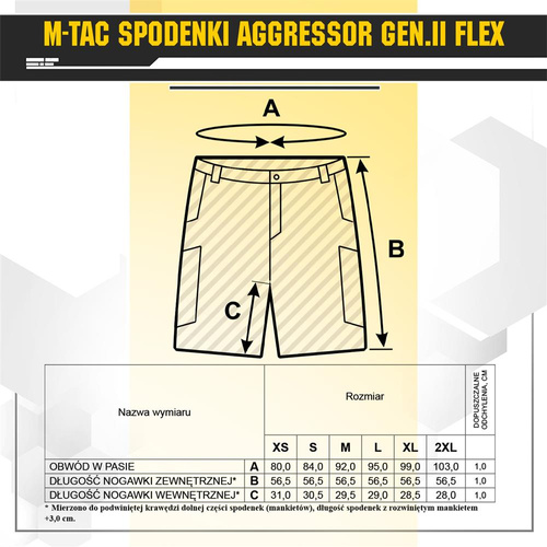 M-Tac - Aggressor Gen.II Flex Tactical Shorts - Polycotton - Dark Olive - 20014048