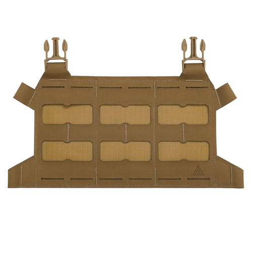 Direct Action - Frontplatte mit skelettierter Plattenträgerklappe Skeletonized Plate Carrier Flap - Coyote Brown - PC-SKFP-CD5-CBR