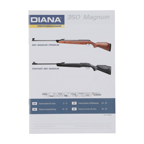 Diana - Luftgewehr Panther 350 Magnum - T06 - Synthetik - 4,5 mm - Schwarz - 3520635