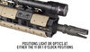 Magpul - M-LOK® Polymer Offset Lichthalterung für RIS Taktisches Licht - Schwarz - MAG605-BLK
