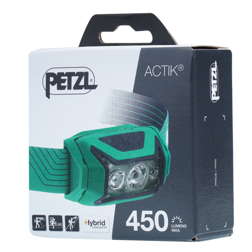 Petzl - Actik LED-Kopflampe - 450 lm - Grün - E063AA02