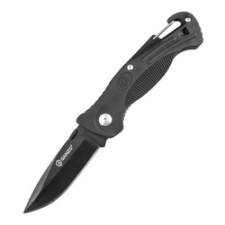 Ganzo - EDC-Klappmesser - 440 - Schwarz - G611-BK