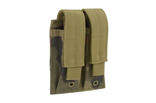 GFC Tactical - Doppel-Pistolenmagazin-Tasche - MOLLE - Nylon - Wz. 93 PL Woodland - GFT-19-011404