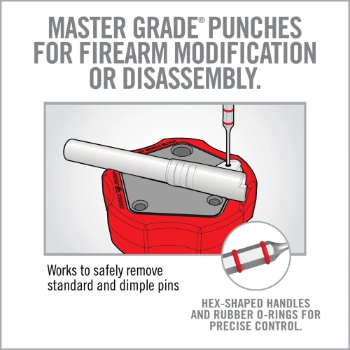 Real Avid - Werkzeugsatz Armorer’s Master Hammer and Accu-Punch Standard Pin Punch Set - AVAMHAPS