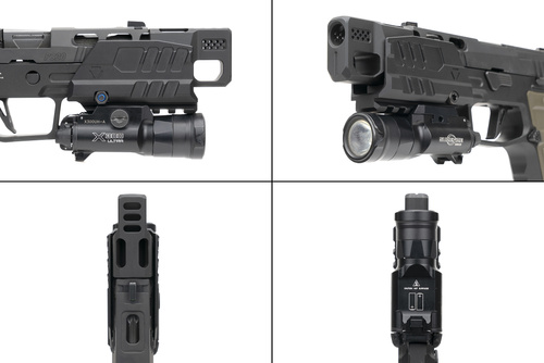 Strike Industries - Strahlenschutzschild für SMC Alfa/Bravo Pistolen - Schwarz - SI-SMC-BS-S