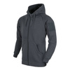 Helikon - Urban Tactical Hoodie® Lite Kapuzenpullover - FullZip - Grau - BL-ULF-CB-19