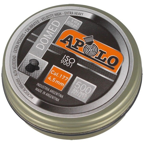 Apolo - Luftgewehrkugeln gewölbt extra schwer - .117 / 4.52mm - 500 Stück - E19913-2