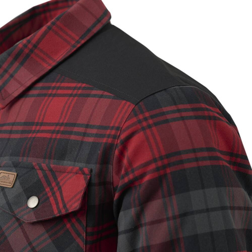 Helikon - Hemd Winter Warden - Slate Crimson Plaid - KO-WWS-PB-PJ