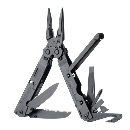 SOG - Multitool PowerAssist B66N-CP - 420 - 16 Werkzeuge - Schwarz - B66N-CP