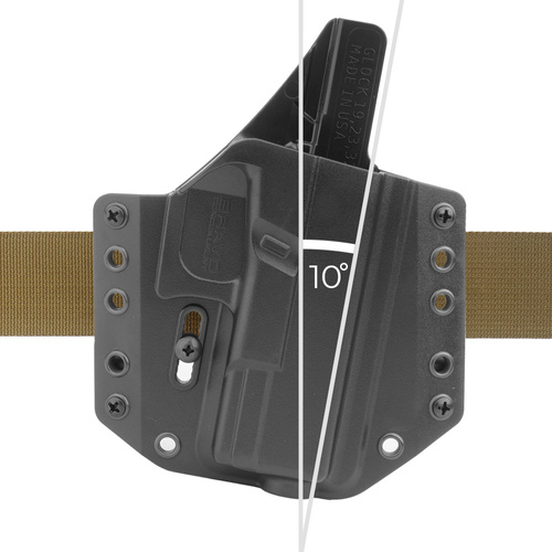 Bravo Concealment - OWB-Holster für Glock 19, 23, 32, 45 Pistole - Rechtshänder - Polymer - BC10-1001