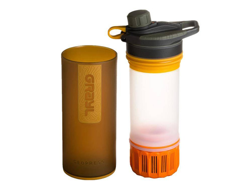 Grayl - GeoPress Wasserfilterflasche - 710 ml - Bernstein - 400-AMB