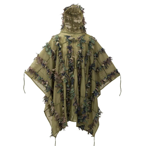 Helikon - Camouflage Leaf Ghillie Poncho® - US Woodland - PO-LFG-PO-03
